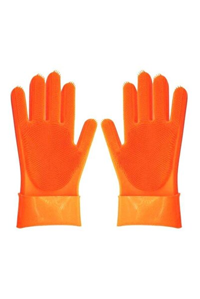 Generic قفازات تنظيف الأطباق المصنوعة من السيليكون الآمنة والمتينة