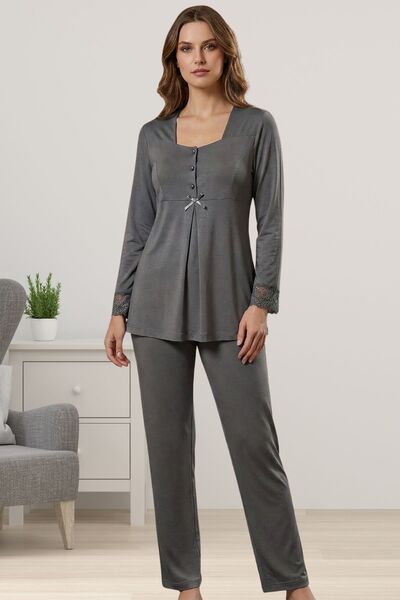 ByLohusa Smoked Maternity Pyjama Set