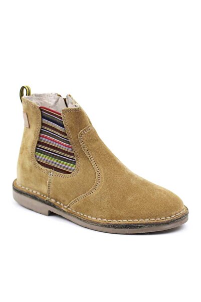 tino Lightweight children's boots, made of genuine suede leather 3214-BEJ/C
