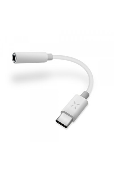FIXED Adaptor Audio USB-C - 3.5mm Fixed, Alb