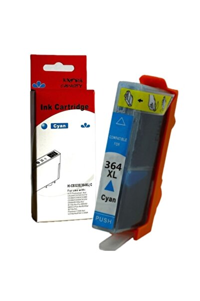 Ulm Cart Cartuș de cerneală compatibil 364XL Cyan Blue, CB323EE, 15 ml, pentr...