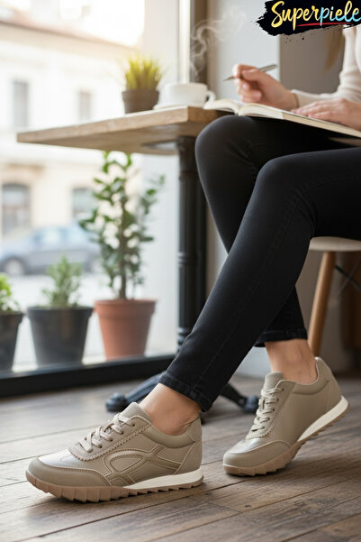 ANGEL BLUE Women's casual shoes made of genuine leather with suede and patent...