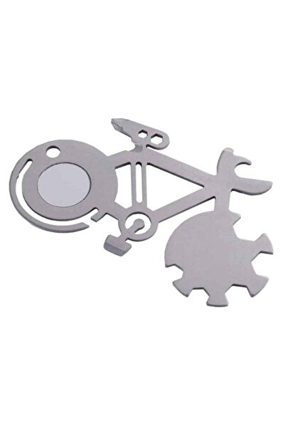 Liger 10 in 1 Multi-Function Survival Tool Bike Shape Silver