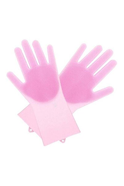 Generic Pair Of Magic Cleaning Gloves Pink