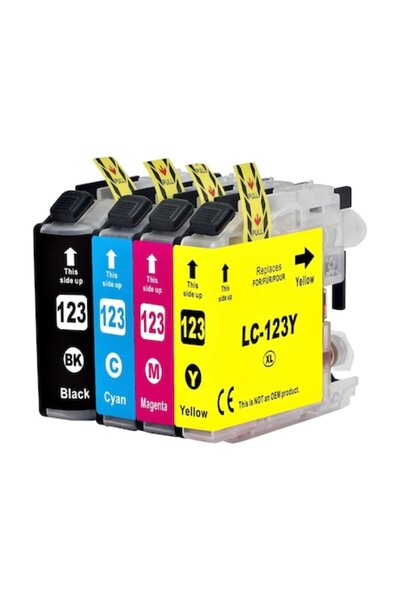Ulm Cart Set of 4 Compatible Ink Cartridges LC 123XL