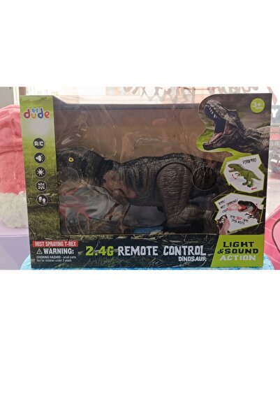 Digermak Dinazor Oyuncak Sesli Işıklı Yürüyen Dinazor Trex Ağzından Duman Çık...