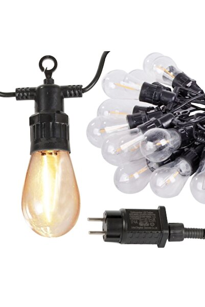 OEM Ghirlandă luminoasă pentru exterior, lumină caldă, 15 m