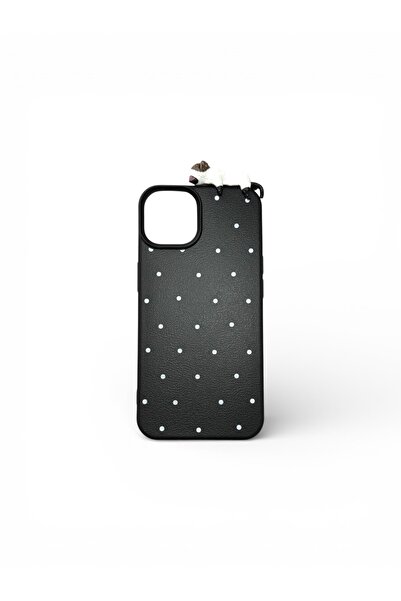 Mopal iPhone 13/14 Uyumlu 3d Oyuncaklı Puantiye Kedi Tasarımlı Esnek Silikon ...