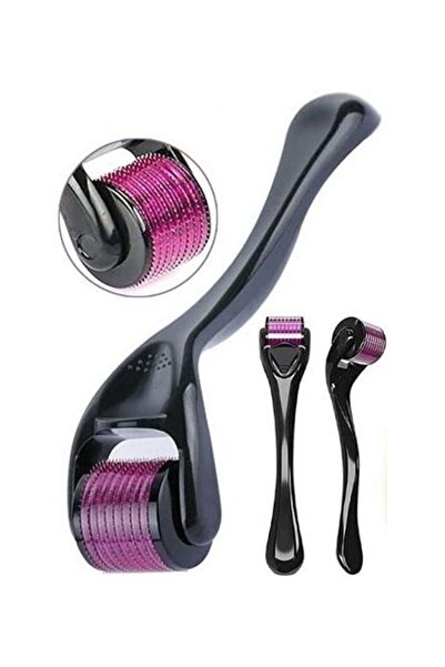 T TOPLINE ديرما رولر أسود/وردي