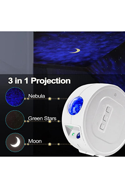 Primo Plus Starry Sky Projector Lamp White