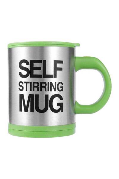POLLEN LIFE Self Stirring Mug Green/Grey