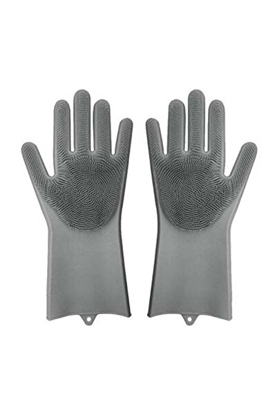 INew Magic Silicone Gloves With Wash Scrubber