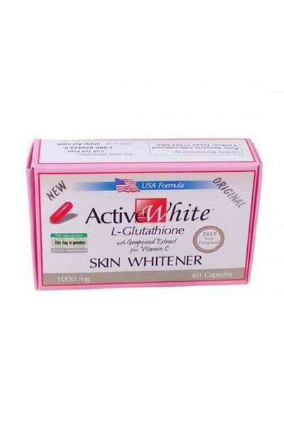 Active White L- Glutathione With Grapeseed Extract Plus Vitamin C Skin Whiten...