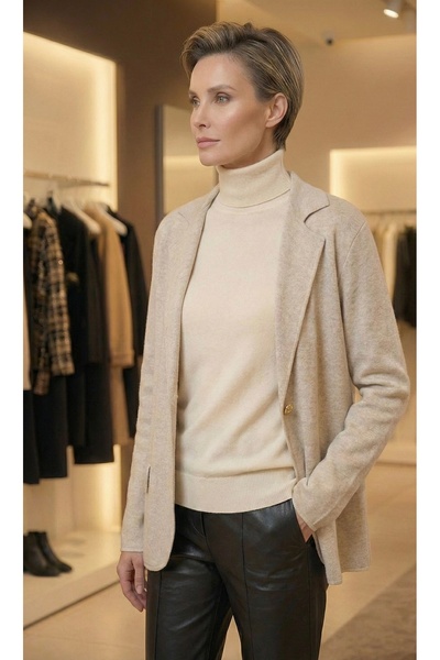 BDK Bej Yün Ceket