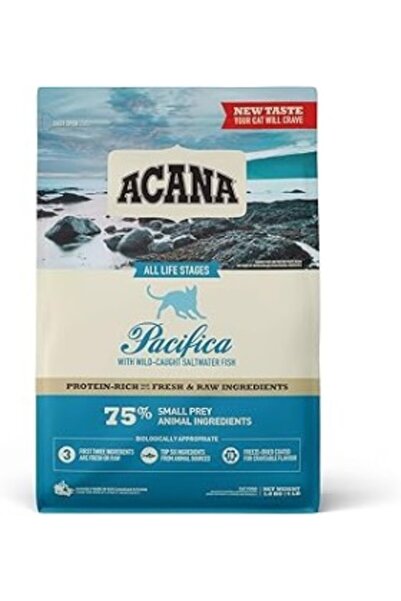 Acana Pacifica Kuru Kedi Maması, Balıklı, Tüm Irk ve Yaşam Evreleri İçin, 1.8 kg