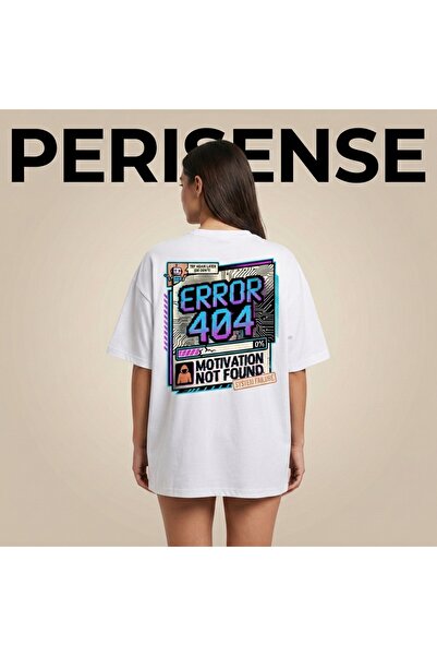 YRN COLLECTION Unisex Μπλουζάκι με στάμπα  "Error 404 Motivation Not Found " ...