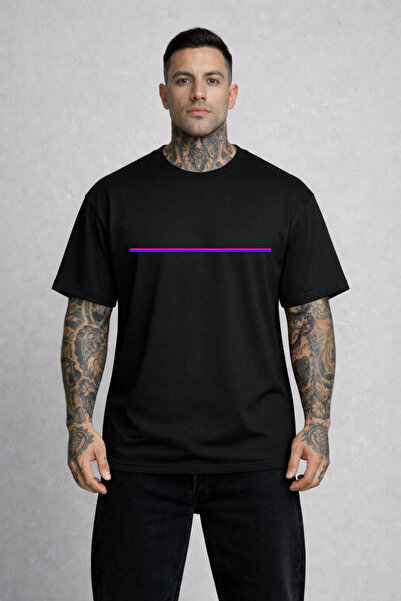 LORVEX Tricou oversize unisex 100% bumbac, croială confortabilă, cu imprimeu ...