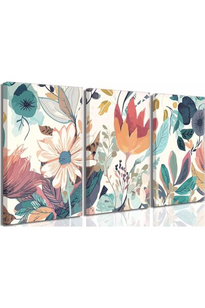 ALAYRA International لوحة جدارية أنيقة متعددة الألوان بتصميم منظر طبيعي، مؤطر...