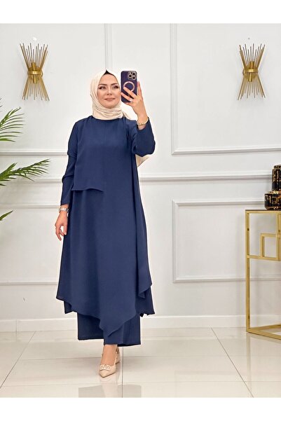 Summer Store Masal Tunic and Pants Double Hijab Set