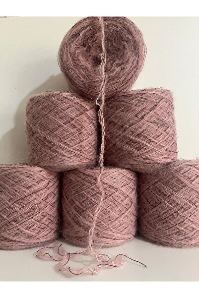 İPEK YÜN İPLİK DÜNYASI Angora Knitting Yarn (Dusty Rose) Linen Burgundy with ...