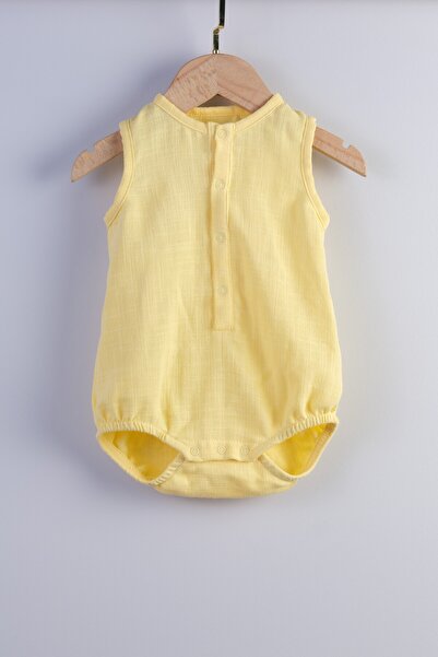 Bondberro Flameli Muslin 100% Cotton Baby and Children's Bodysuit (Yellow)