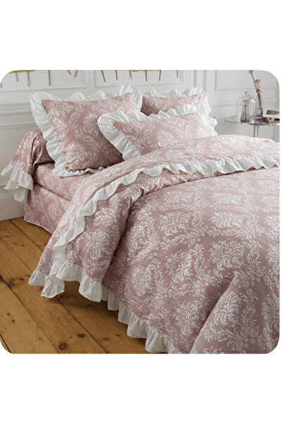By Masuaa Double Ruffled Bedding Set and 2 Ruffled Pillowcases | |   Without ...