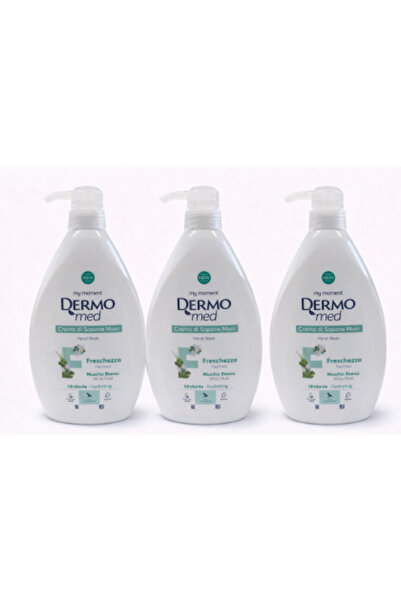 Dermomed Set of 3 x 1 L Liquid Soap for Hands My Moment – White Musk