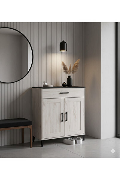 N.zone Multi-purpose shoe cabinet for entryway and hallway with a modern desi...