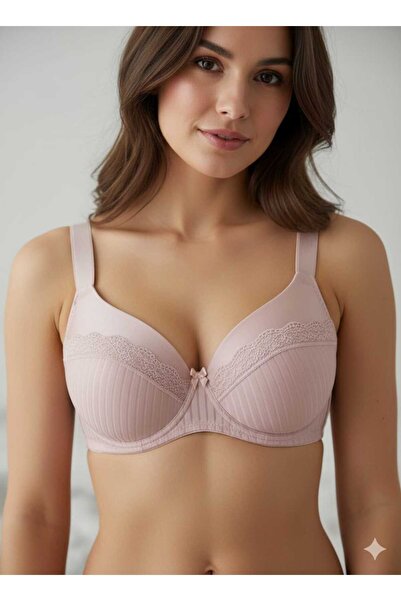 ECEM Yumuşak Dokulu Fitilli Destekli Kadın Sütyen