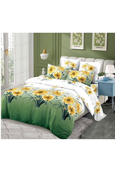 Sky Home Finet Single Bed Linen - 4 Pieces, 140x200 cm, Fitted Sheet