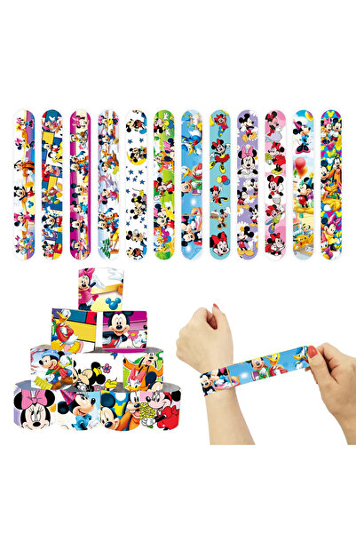 Choice 12 قطعة من أساور ميكي ماوس، هدايا ومستلزمات حفلات ميني ماوس، أساور مين...