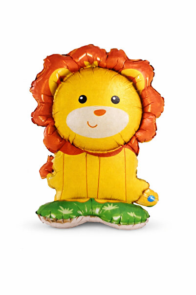 Behind party store Lion Figure Foil Balloon 50X42 cm – Inflatable Only with A...
