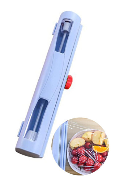 DRAMA HOME Plastic film dispenser with cutter, reusable adhesive film dispenser
