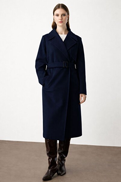 Ekol Beli Belted Cashmere Coat 6303