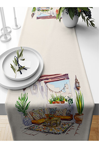 Bertille Home Ramadan Series 140x40 Cm Digital Printed Runner (Ramadan)
