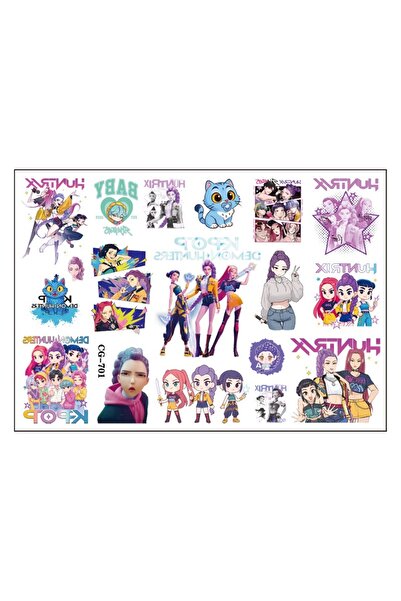 Choice 15.5cmx10.9cm style-6 New KPOP Demon Hunters Rumi Kang Tattoo Stickers...