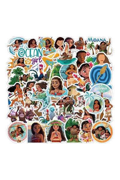 Choice ٥٠ قطعة من ملصقات موانا ٢، لوازم حفلات أعياد الميلاد، هدايا للأطفال، ب...