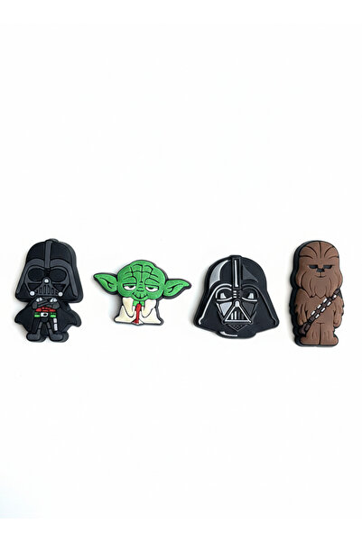 atölye karnaval Jibbitz Starwars Karakterleri Terlik Süsü 4ad