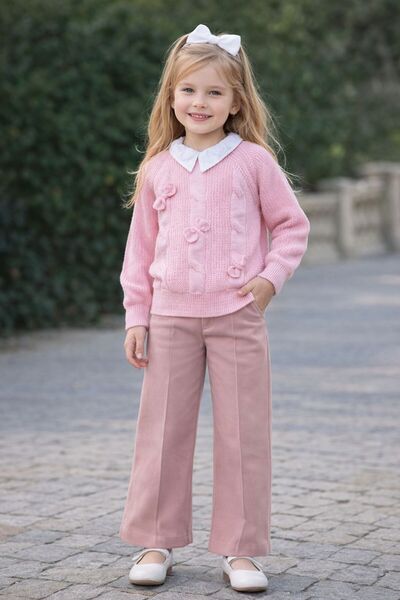 gül garden Girl's Jeans Knitwear Sweet