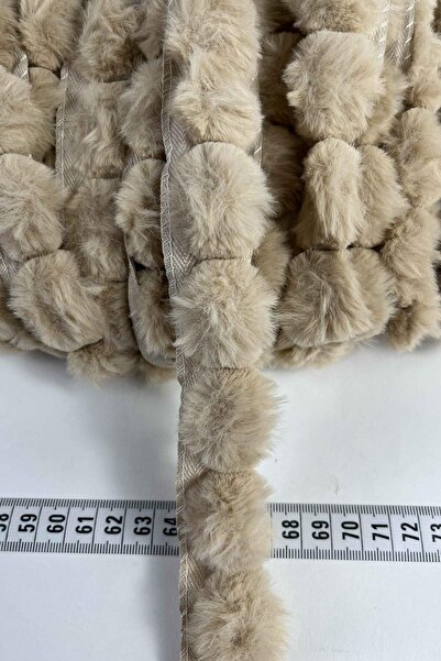 Hobigram شريط من الفرو الناعم على شكل فرو الأرنب المنك - زخرفة حافة زخرفية ذا...