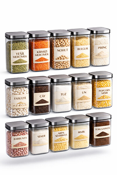 cityvision Set de 15 etichete premium pentru borcane de legume – 5,5×4 cm |  ...