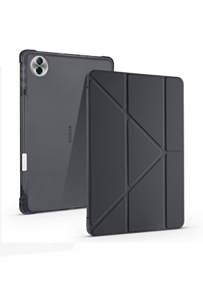 Fuchsia حافظة تابلت ثلاثية الطي مع حجرة للقلم الذكي المغناطيسي متوافقة مع هون...