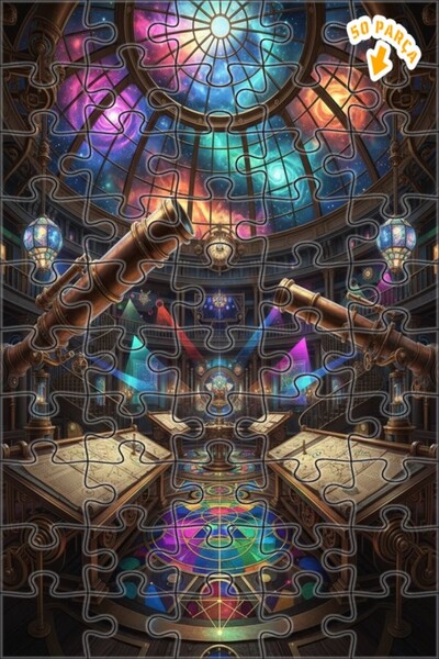 Teona Ahşap لغز خشبي بإطار مزدوج الطبقات يصور روعة المنزل في الصورة، 50 قطعة،...