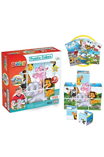 toysclub 02034 Illustrated Cubes 9-Piece - Original