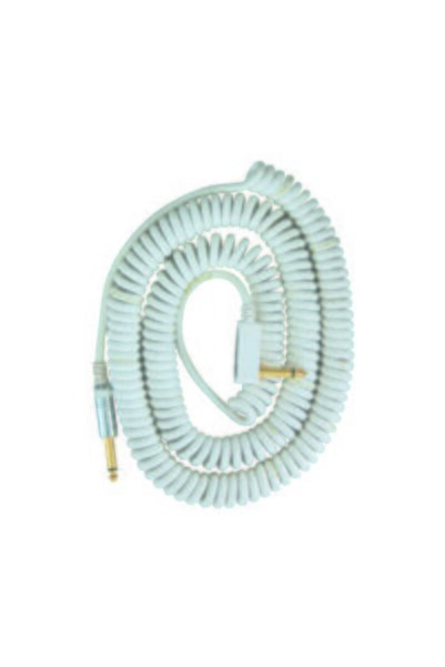 VOX Vcc-90-Wl Vintage Coiled Cable |   White 9 Meter Spiral Guitar Cable