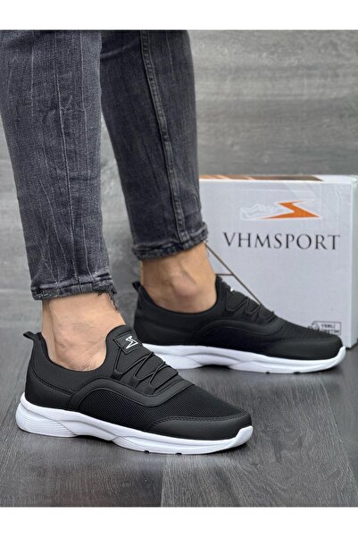 Vhm Men's Black-White Aqua Summer Daily Casual and Lightweight Sports Shoes