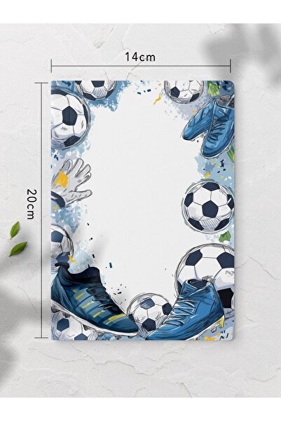 gxe.art Unlined Notebook Football Cleats Patterned Notebook Notepad Mind and ...