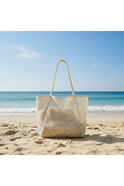 PriStyle Μεγάλη τσάντα παραλίας, κατασκευασμένη από ανθεκτικό, ελαφρύ και ευρ...