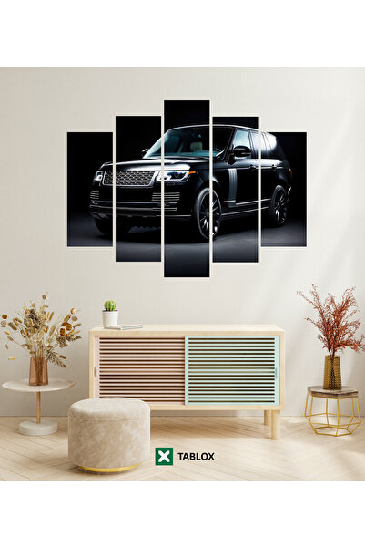 TABLOX 5 Parça Dekoratif Range Rover Land Rover Araba Lüks Estetik Siyah Otom...