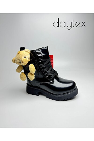 Daytex Teddy Bear Patent Leather Girls' Boots – Cute, Stylish, and Eye-Catchi...